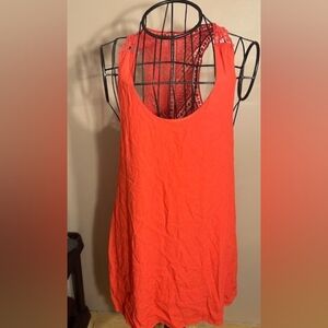 boho size medium womens dress pink summer sun pretty